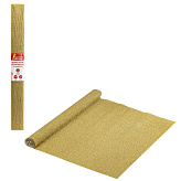 Бумага гофрированная/креповая металлик 110 г/м2, 50х250 см, золотой, ОСТРОВ СОКРОВИЩ